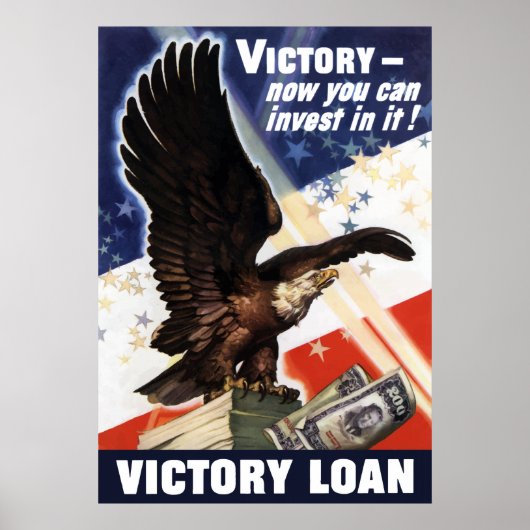 Bald Eagle -- Victory Loan ポスター (正面)