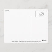 BALD EAGLE & WATER秋はがき ポストカード (裏面)