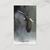 Bald Eagle & Waterfalls名刺 名刺 (裏面)