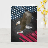 Bald Eagle with 2026 Graduation Diploma カード (黄色い花)