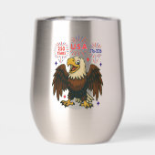 Bald Eagle with Fireworks- USA 250年1776-2026 (背面)