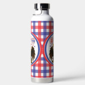 Bald Eagle with Fireworks- USA 250年1776-2026 ウォーターボトル (右面)