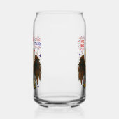 Bald Eagle with Fireworks- USA 250年1776-2026 ガラス缶 (左)