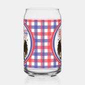 Bald Eagle with Fireworks- USA 250年1776-2026 ガラス缶 (右)