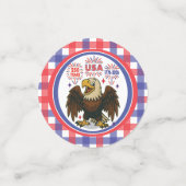 Bald Eagle with Fireworks- USA 250年1776-2026 コンフェッティ (スモール正面)