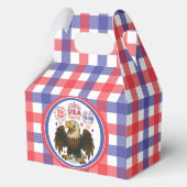 Bald Eagle with Fireworks- USA 250年1776-2026 フェイバーボックス (裏面)