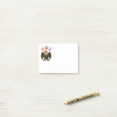 Bald Eagle with Fireworks- USA 250年1776-2026 ポストイット (デスク上)