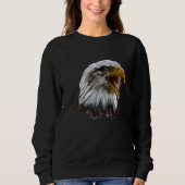 Bald Eagles Cool with a Bald Eagle スウェットシャツ (正面)