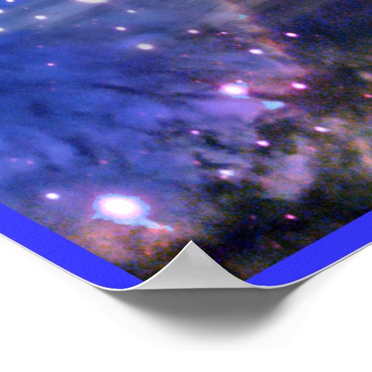 Bald Eagles, Space, Planets, Galaxies Art Poster ポスター (角)