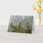 Bald Eagles | Tongass National Forest Alaska カード (黄色い花)
