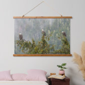 Bald Eagles | Tongass National Forest Alaska 吊り下げ型タペストリー (寝室)