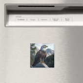 Bald Eagle's Wildlife: Aquila Bird of Prey, Erne マグネット (インサイチュ (食洗機))