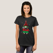 Bald Gnome Buffalo Plaid Matching Family Christmas Tシャツ (正面フル)