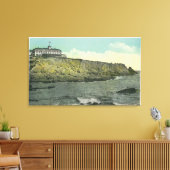 Bald Head Cliff and Exterior of Cliff House # キャンバスプリント (インサイチュ (リビング))