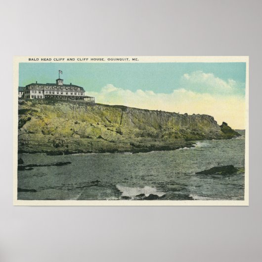 Bald Head Cliff and Exterior of Cliff House # ポスター (正面)