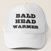BALD HEAD WARMER Funny Humorous キャップ (正面)