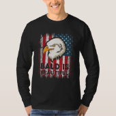 Bald Is Beautiful 4th of July Independence Day Tシャツ (正面)
