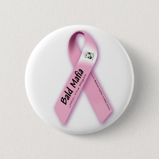 Bald Mafia – 戦いに参加！ピン 缶バッジ (正面)