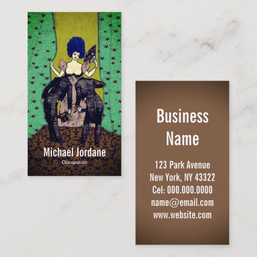 Bald Men – 名刺 (正面/裏面)