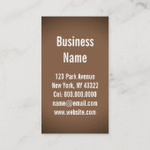 Bald Men – 名刺 (裏面)