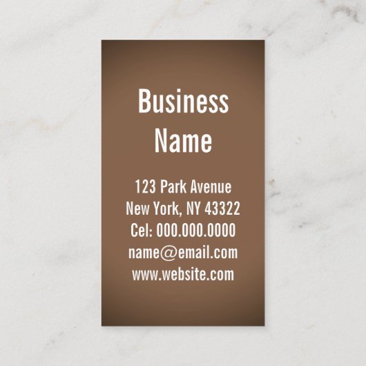 Bald Men – 名刺 (裏面)