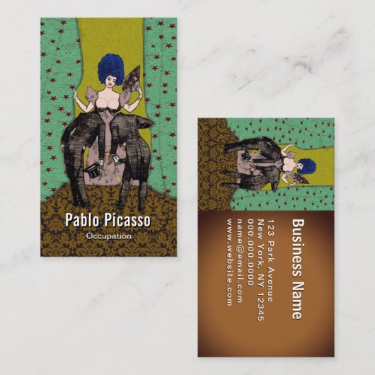 Bald Men – 名刺 (正面/裏面)