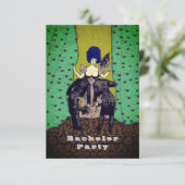 Bald Men – 学士招待状/ RSVP 招待状 (スタンド正面)