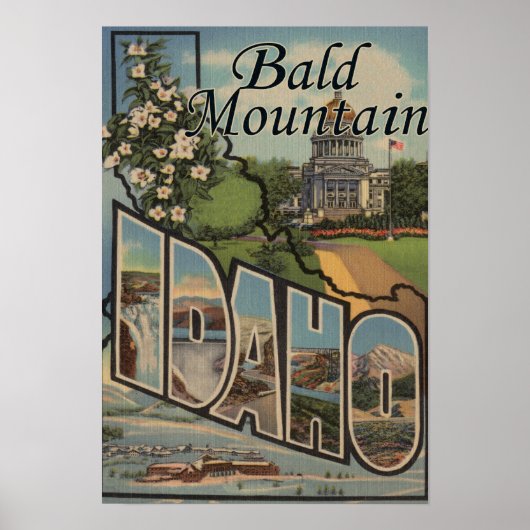 Bald Mountain, Idaho – 大文字場面 ポスター (正面)