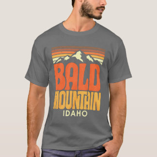 Bald Mountain Idaho Retro 70s Vintage Ski T-Shirt  Tシャツ