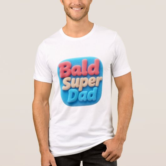 Bald Super Dad トライブレンドTシャツ (正面)