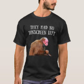 Bald Uakari Wild Monkey Sunscreen Meme Men Women K Tシャツ (正面)