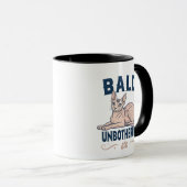 Bald Unbothered Sphynx Cat Graphic Art マグカップ (正面右)