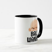  Bald wanker mug, Christmas Gift for someone bald マグカップ (正面右)