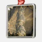 Baldacchinoからのオオムギ砂糖のコラム メタルオーナメント (左)