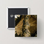 Baldacchinoからのオオムギ砂糖のコラム 缶バッジ (正面&裏面)