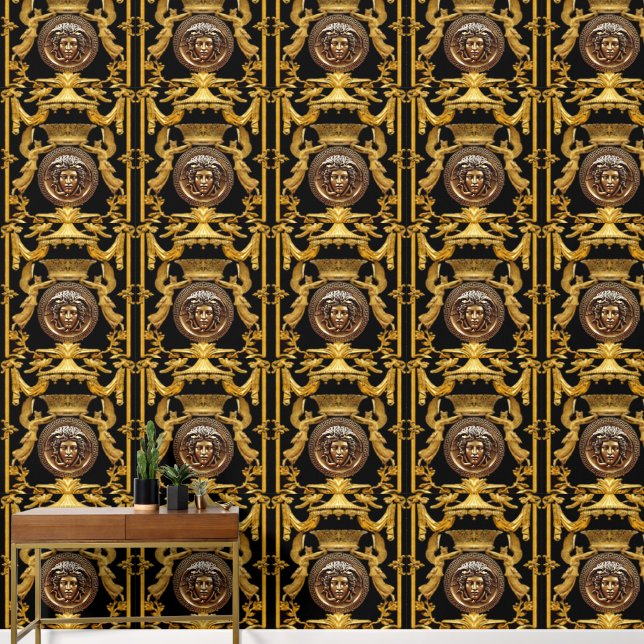 Baldacchino Designerの天使とMedusa 壁紙 (廊下)