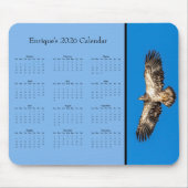 BaldEagle: Customize full year 2026 calendar Mouse マウスパッド (正面)