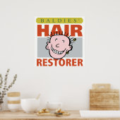 Baldies Hair Restorer ポスター (キッチン)