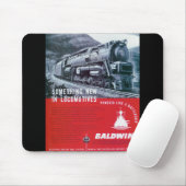 BaldwinのロコモーティブS-2蒸気タービン機関車 マウスパッド (マウス)