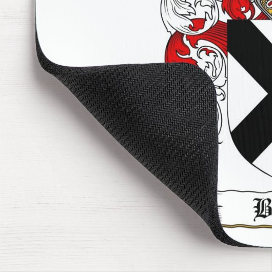 BALDWINの家紋- BALDWINの紋章付き外衣 マウスパッド (コーナー)