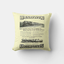 Baldwinの蒸気機関車山は1924年をタイプインします クッション