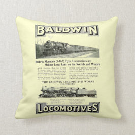 Baldwinの蒸気機関車山は1924年をタイプインします クッション