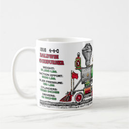 Baldwinの蒸気機関 コーヒーマグカップ