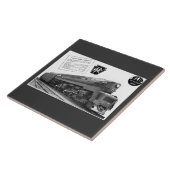 Baldwinペンシルバニアの鉄道T-1の蒸気機関車 タイル (側面)