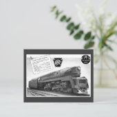 Baldwinペンシルバニアの鉄道T-1の蒸気機関車 ポストカード (スタンド正面)
