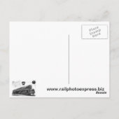 Baldwinペンシルバニアの鉄道T-1の蒸気機関車 ポストカード (裏面)