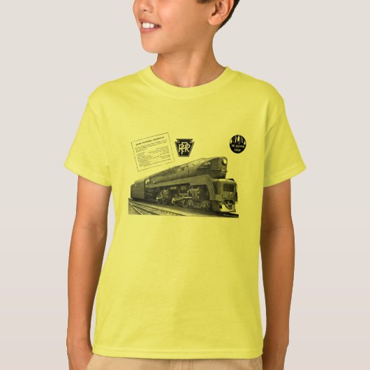 Baldwinペンシルバニアの鉄道T-1の蒸気機関車 Tシャツ (正面)