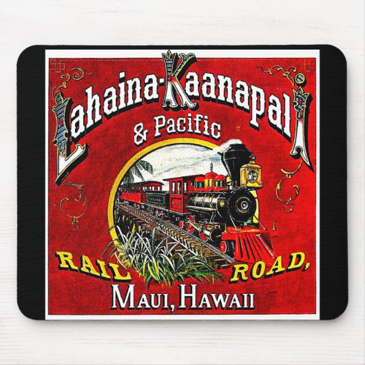 Baldwin機関車が付いている砂糖きびの列車 マウスパッド (正面)