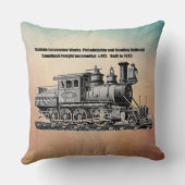 Baldwin機関車はCamelback #415を働かせます クッション (裏面)