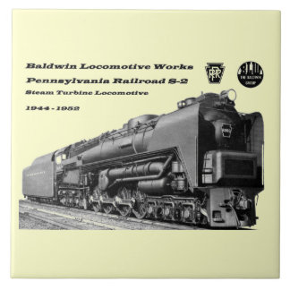 Baldwin機関車はS-2 PRRの蒸気タービンを働かせます タイル